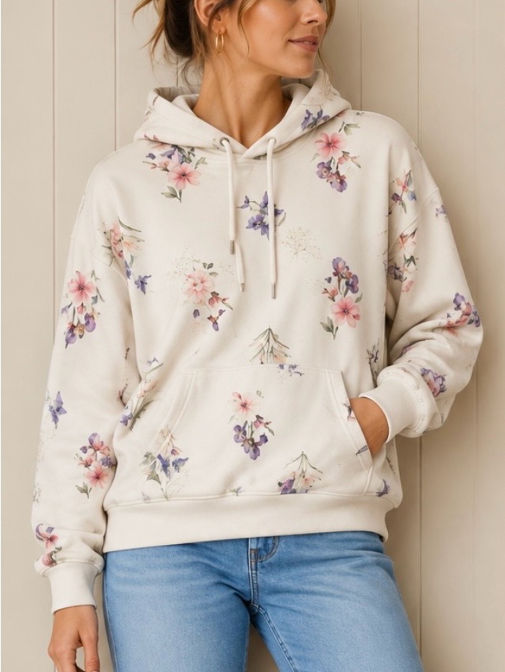 Roots Original Floral Kanga Hoodie